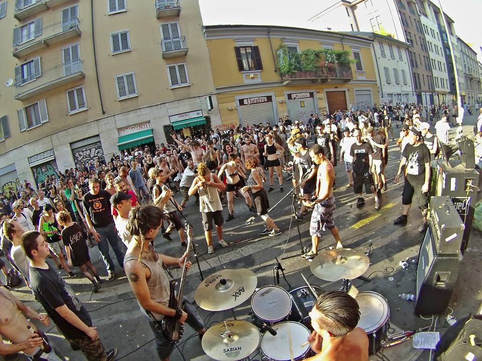 MILANO - Via Gola, disgusto e strafottenza DIY fest